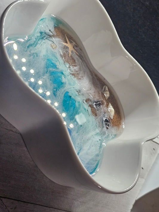 Beach trinket jewelry tray