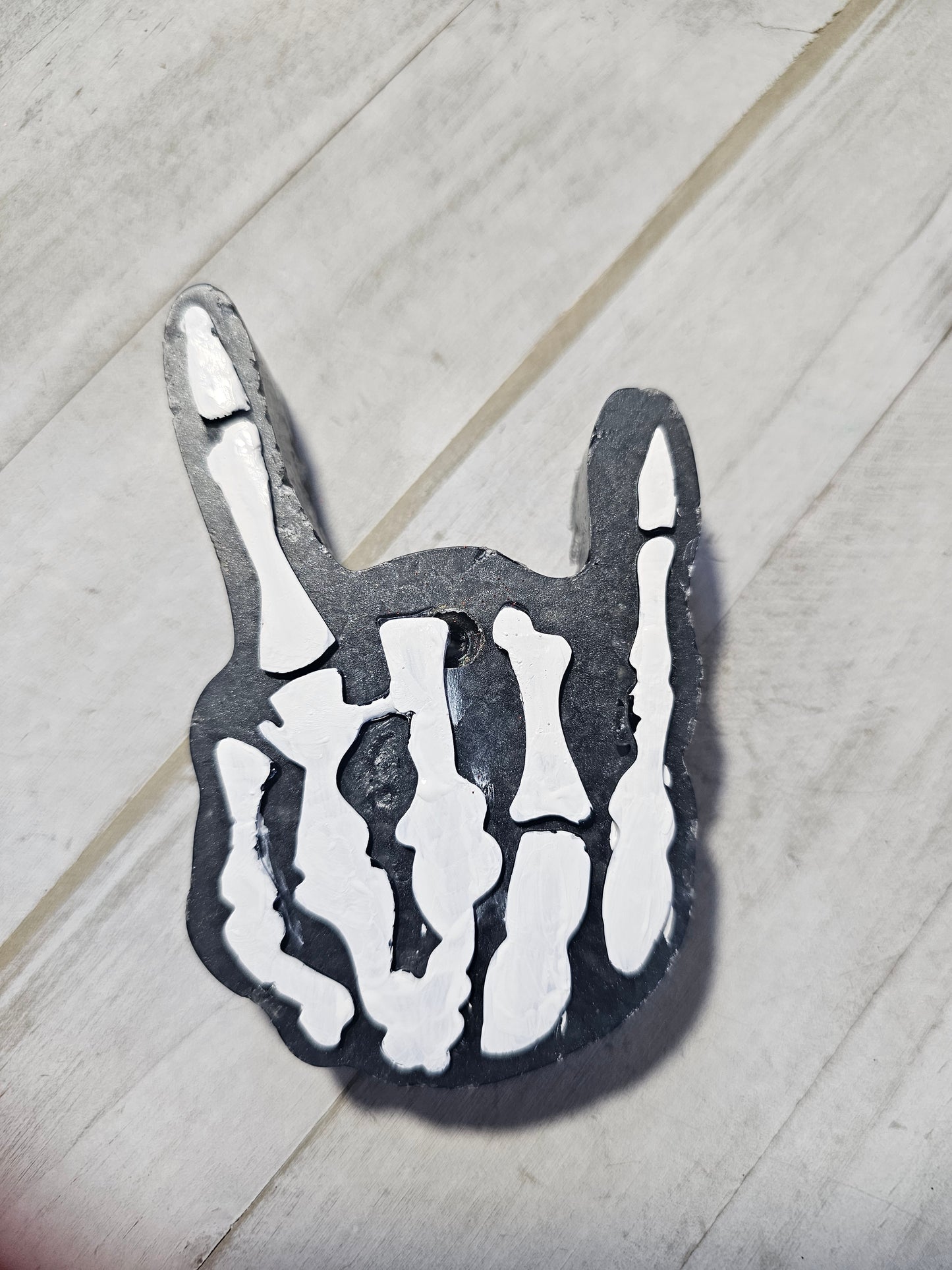 skeleton hand car freshie