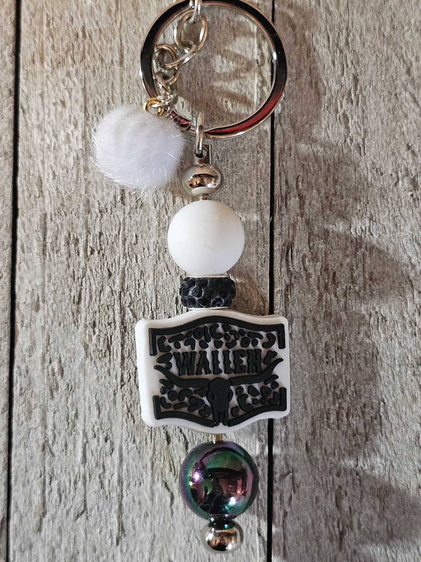 Wallen beaded keychain