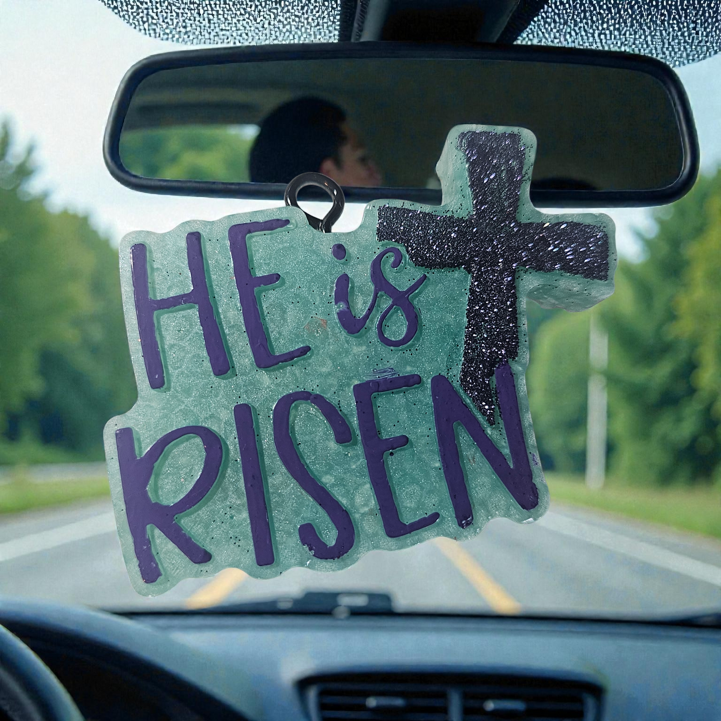 He is risen car freshie