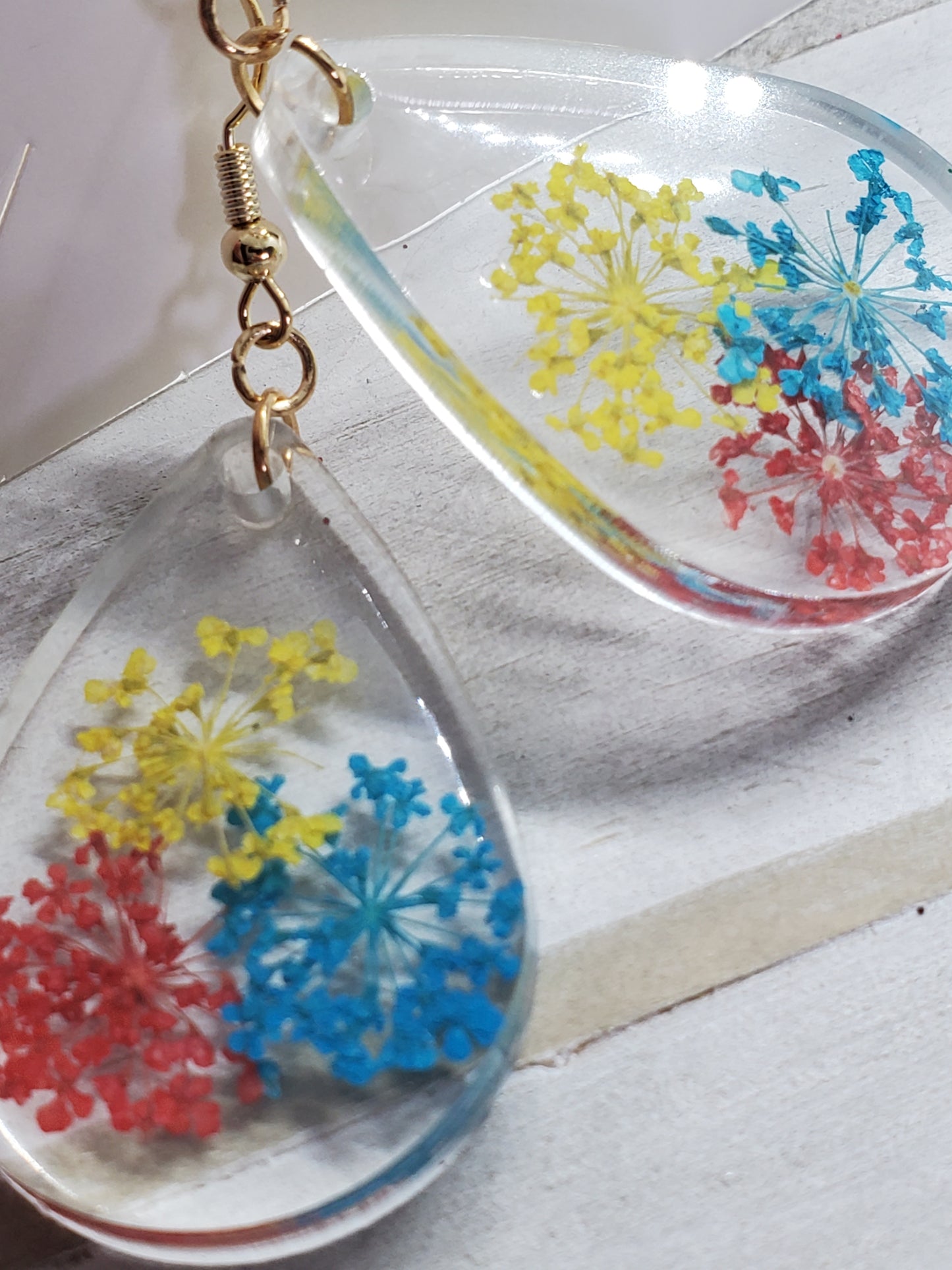 Queen Anne's Lace earrings