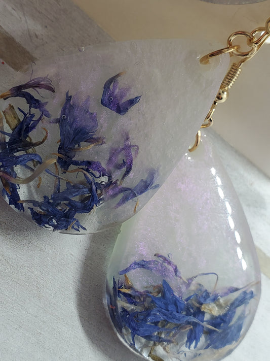 Lavender earrings