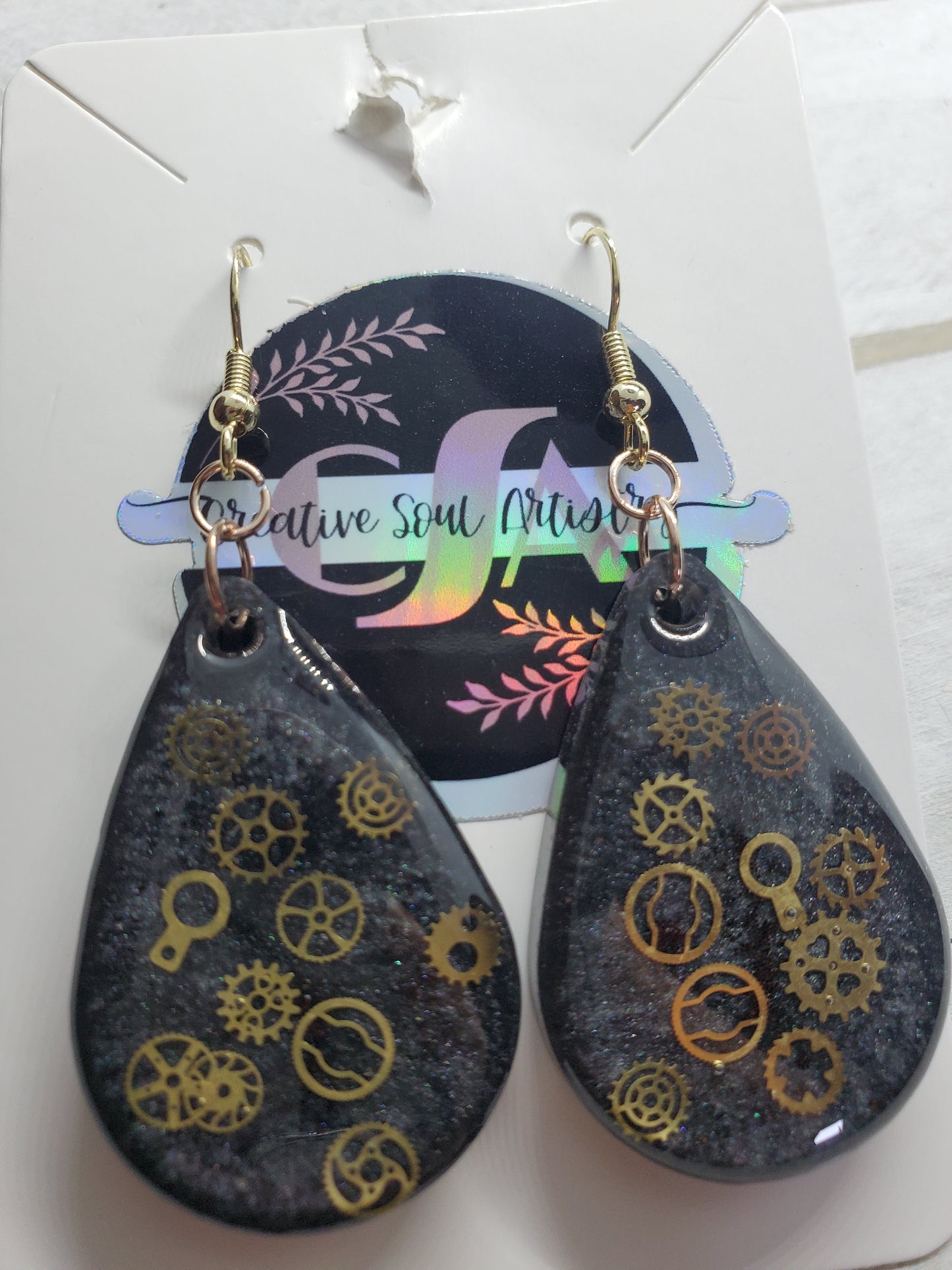 Steam punk earrings