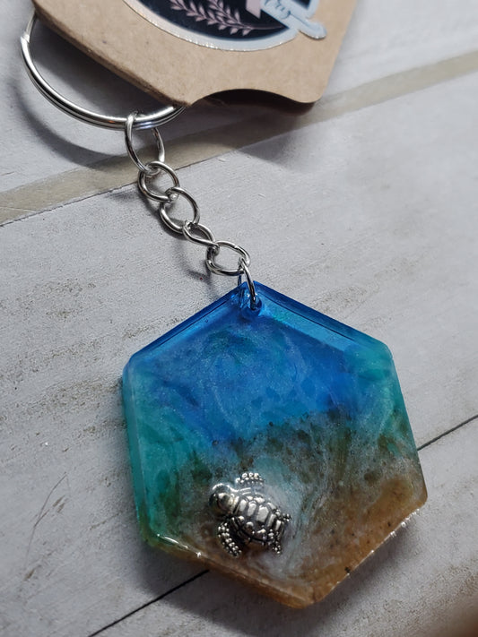 Sea turtle keychain