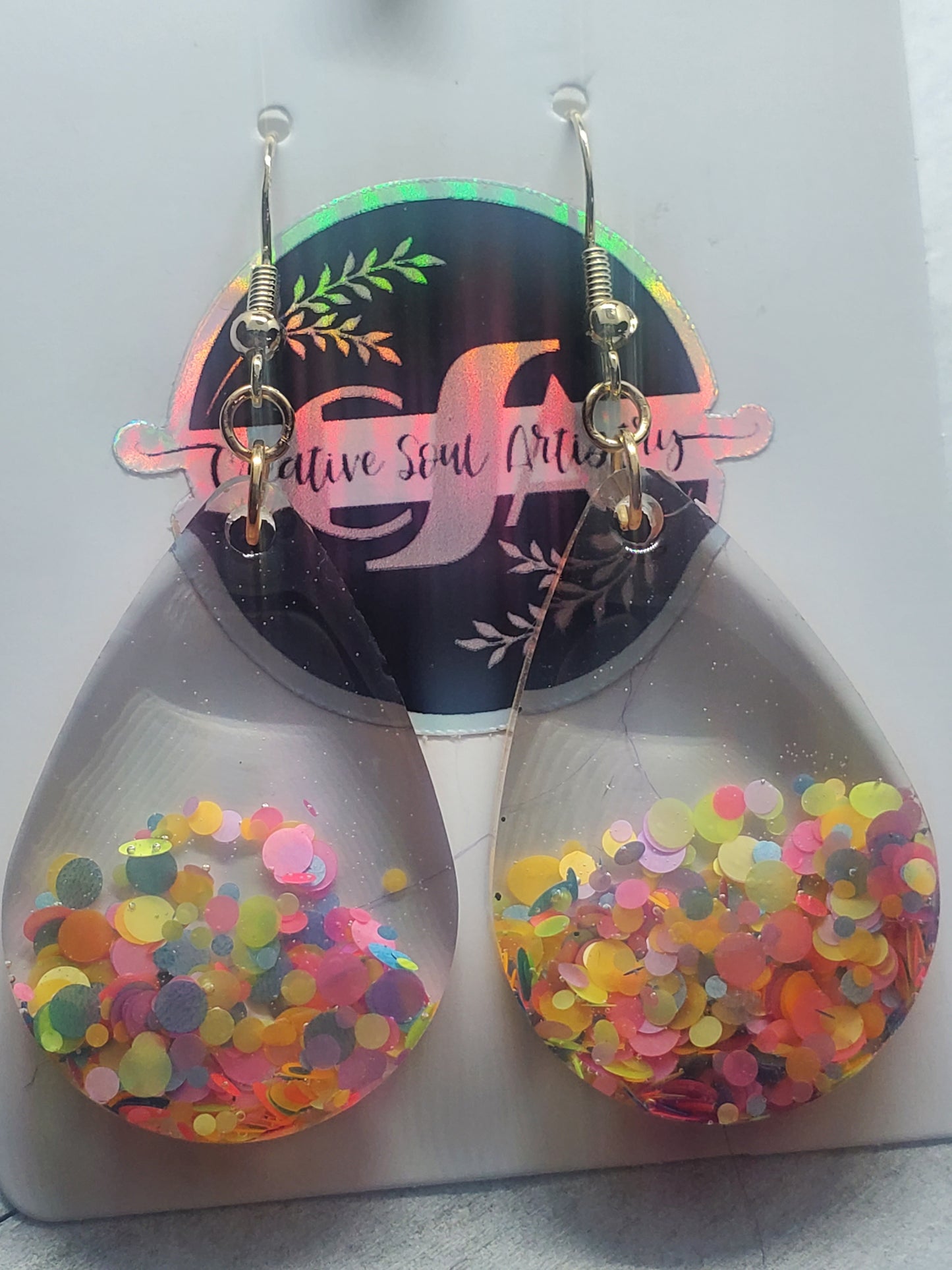 Confetti earrings