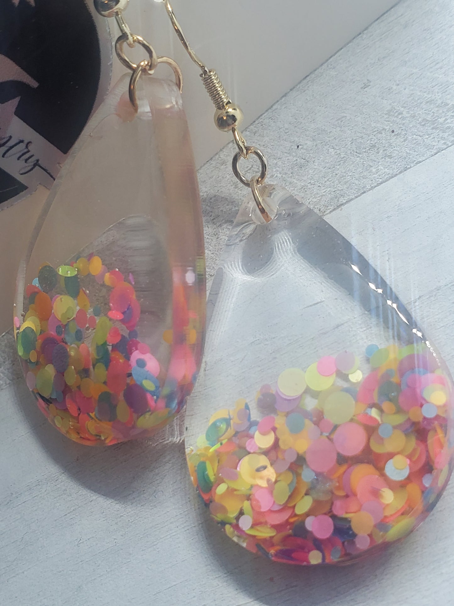 Confetti earrings