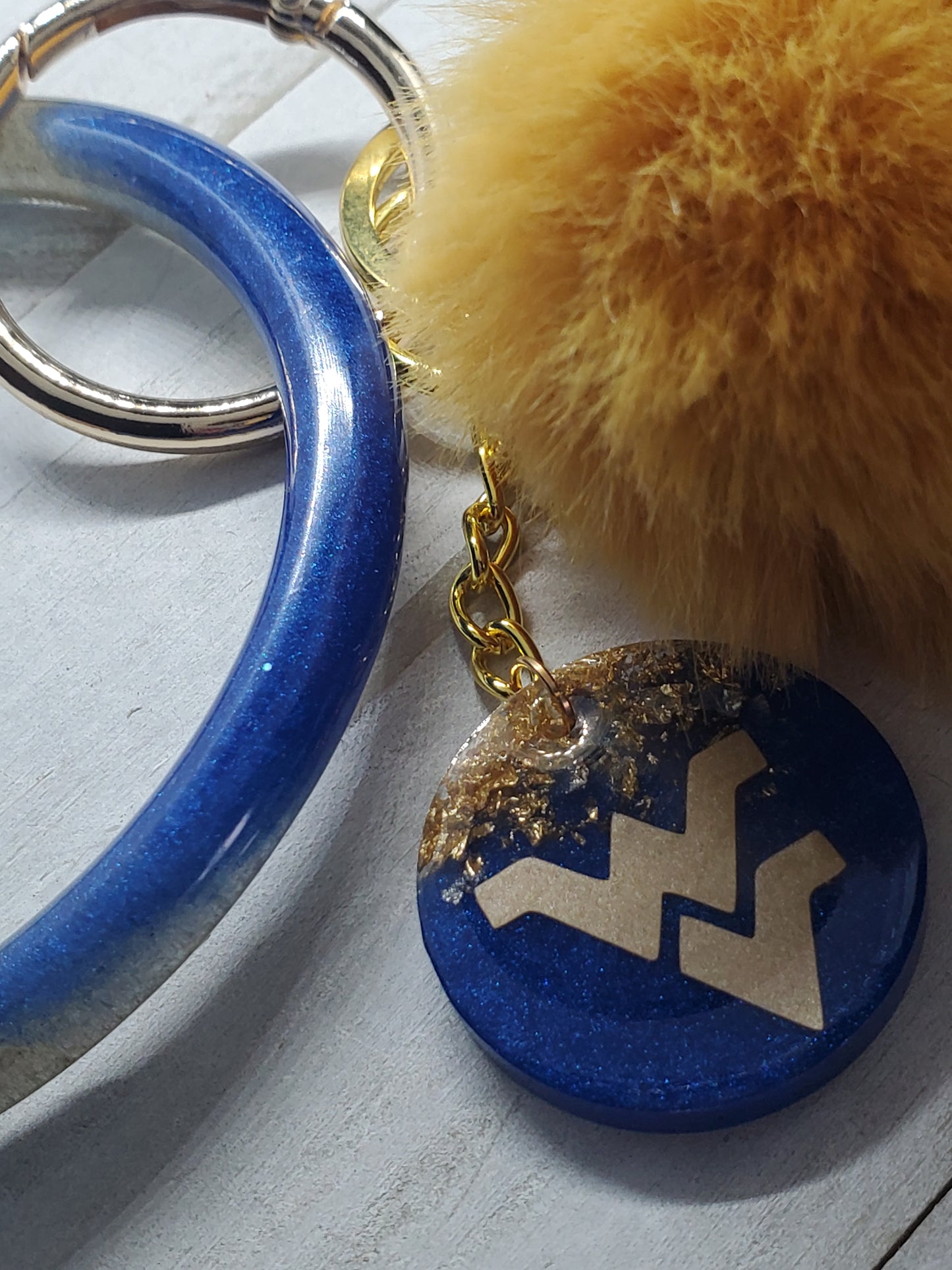 WV bangle wristlet keychain