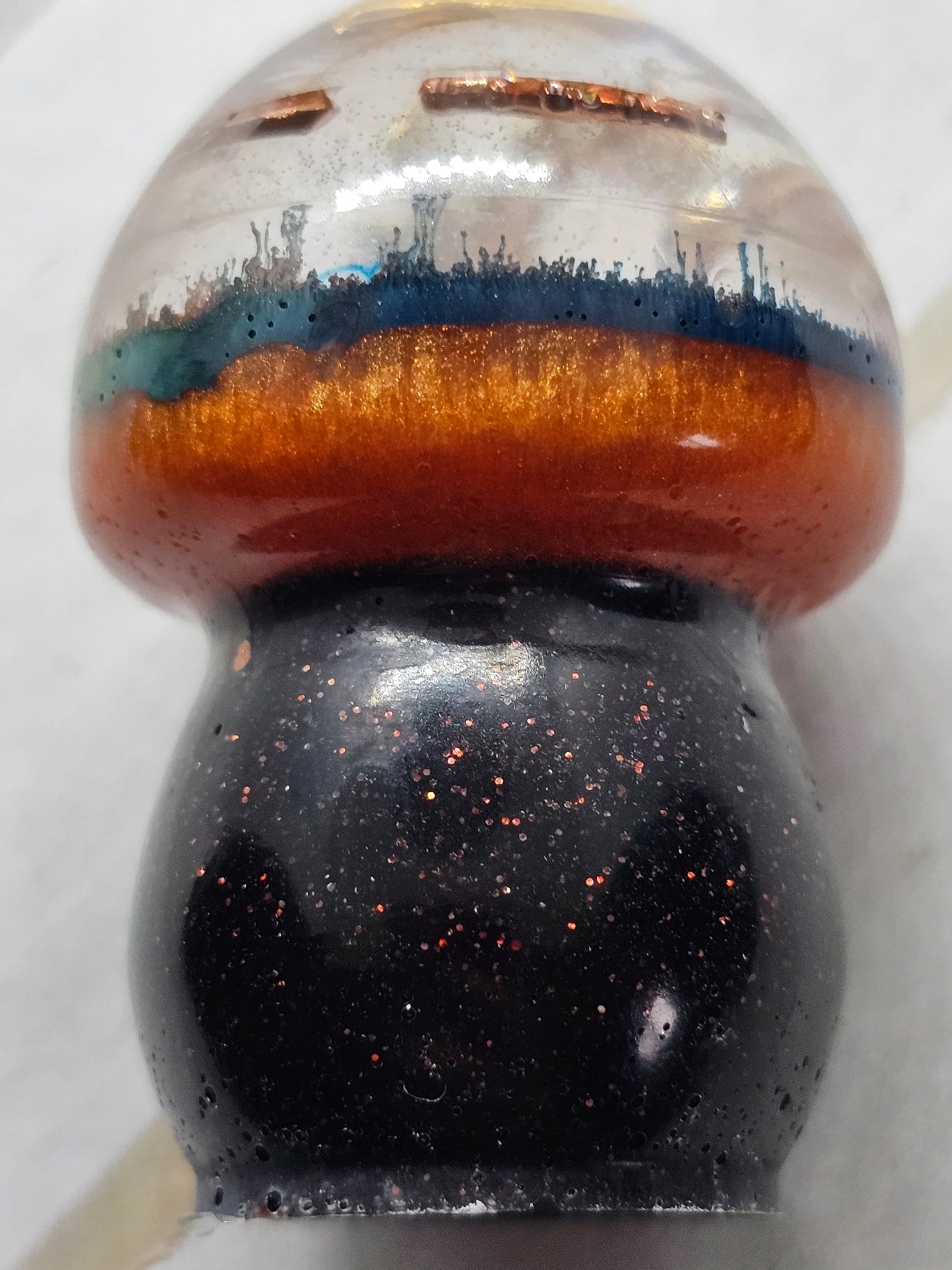 Galaxy resin mushroom