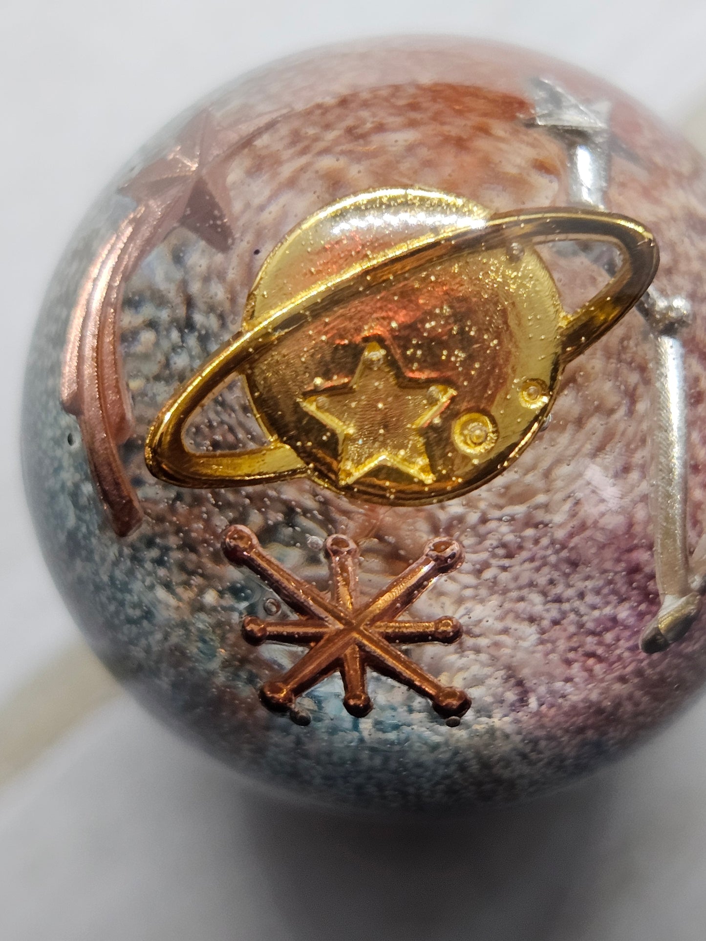 Galaxy resin mushroom