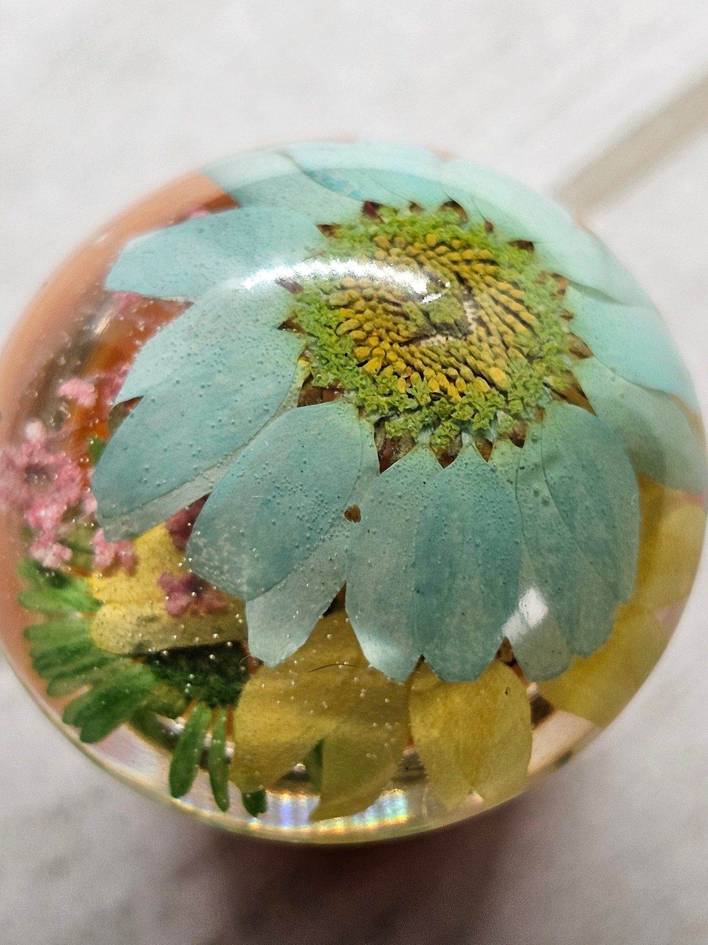 Daisy resin mushroom