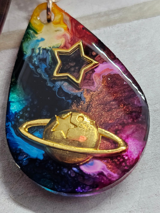 galaxy earrings