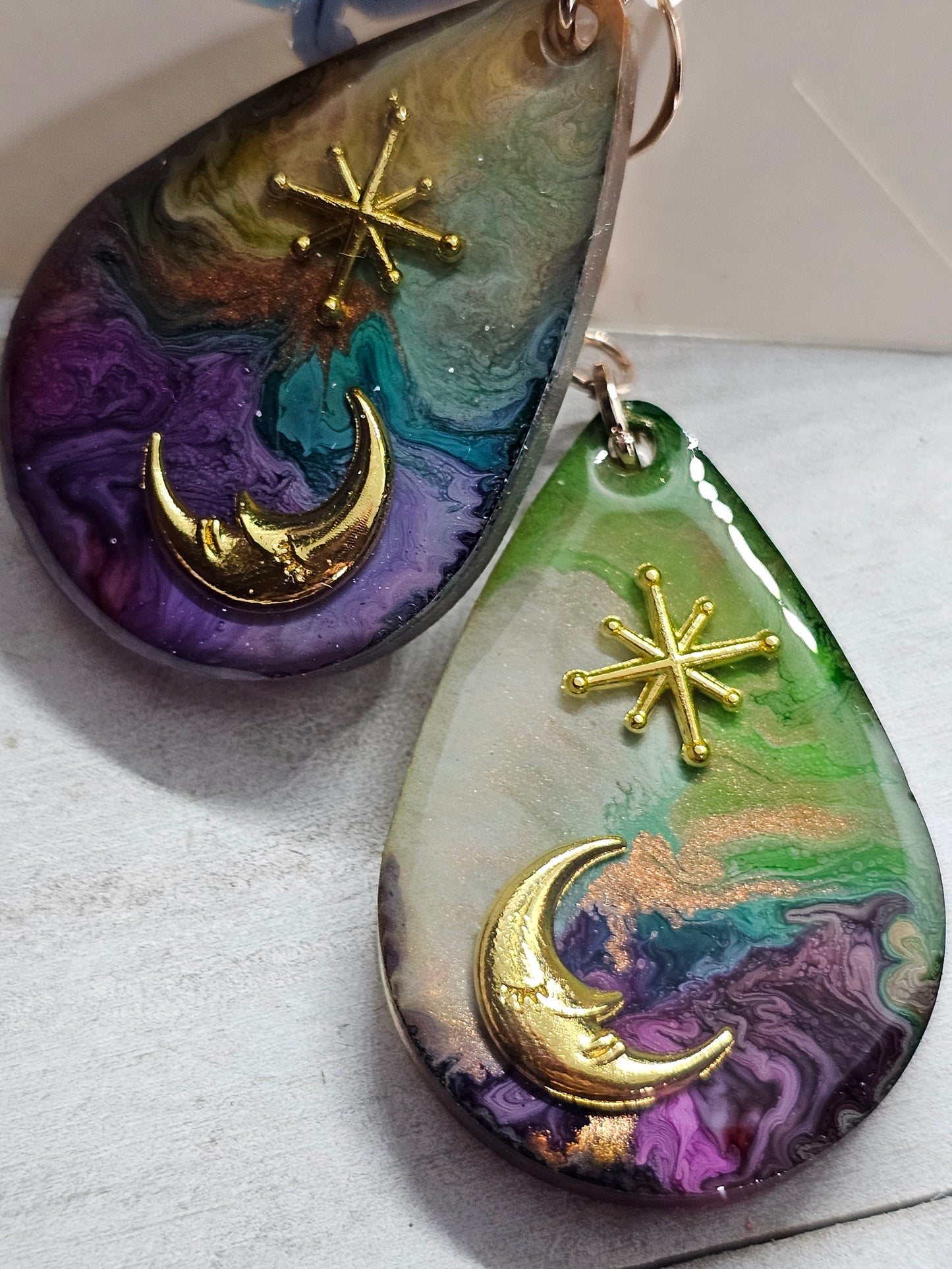 galaxy earrings