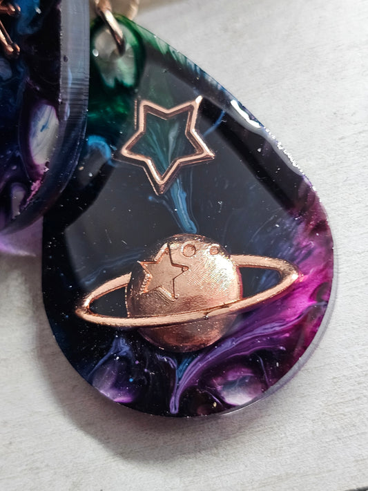 galaxy earrings