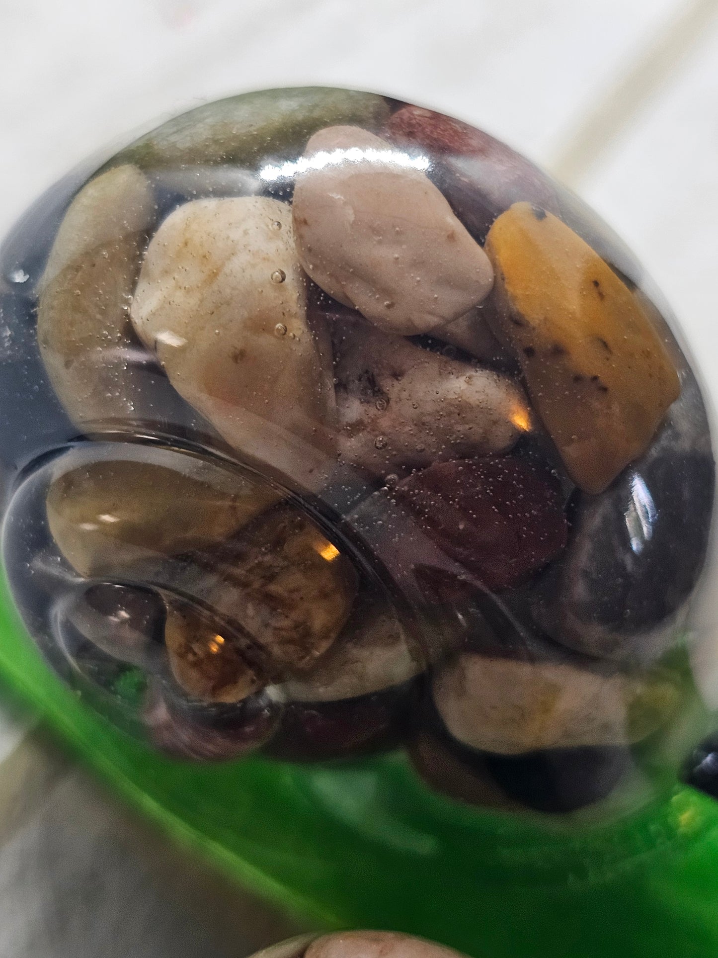 Rock snail statue set