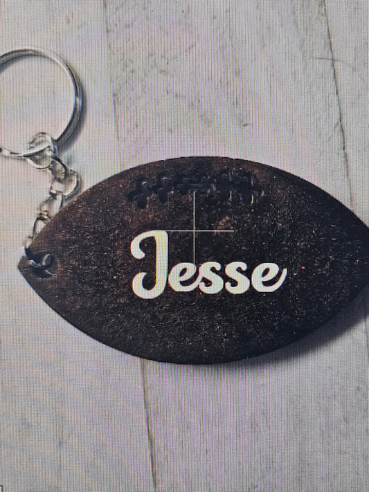 Football customized keychain