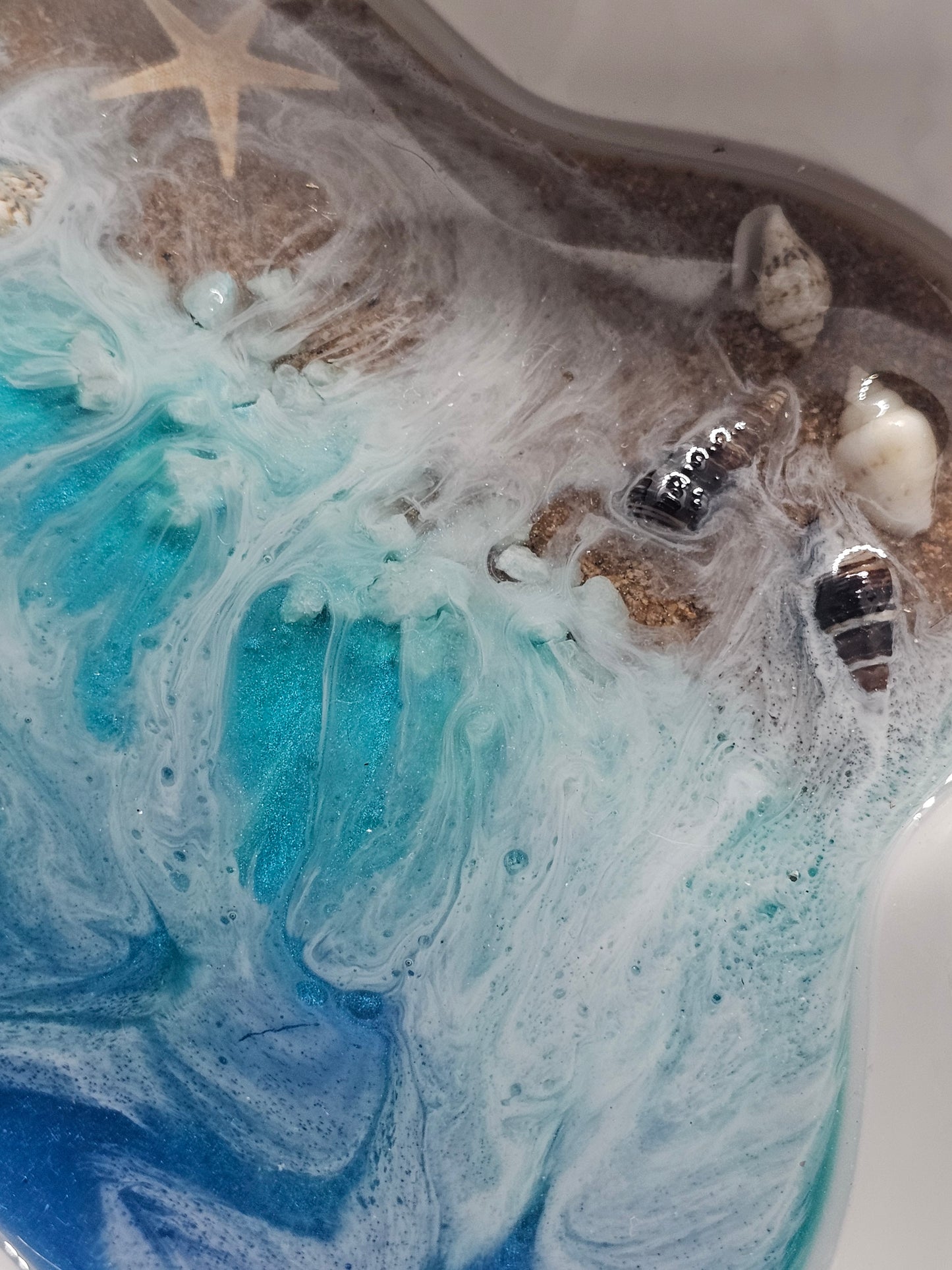 Beach trinket jewelry tray