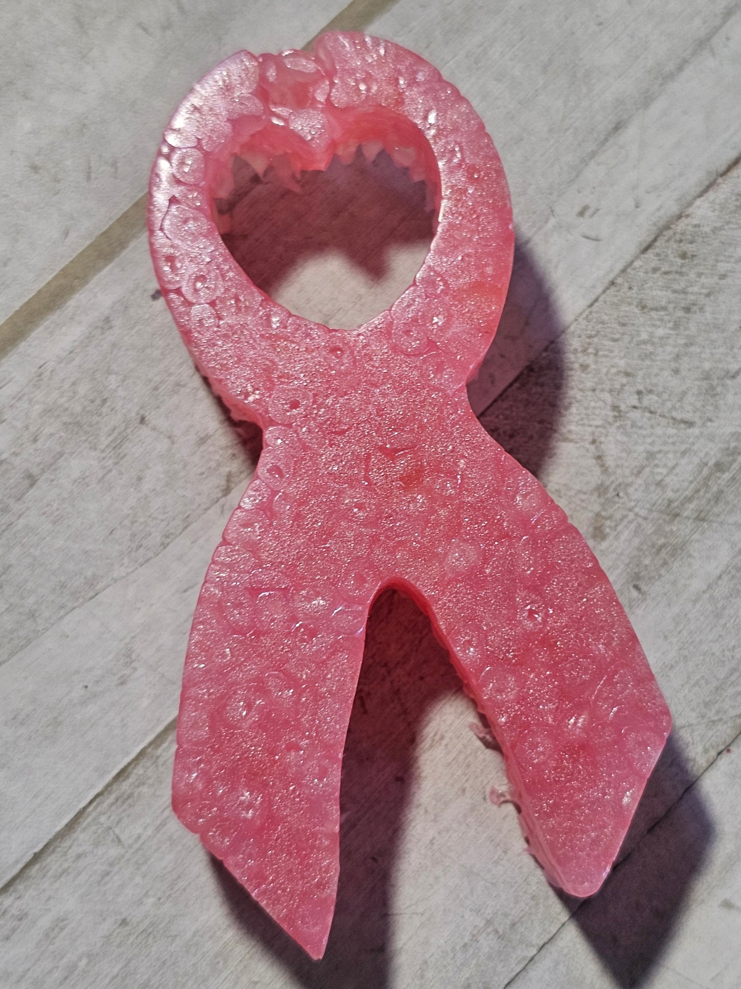 pink ribbon car freshie