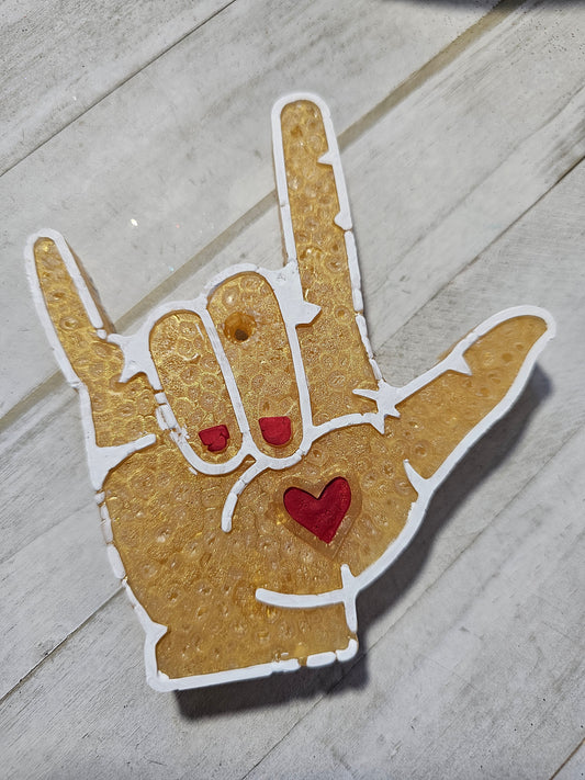 Rock on car freshie