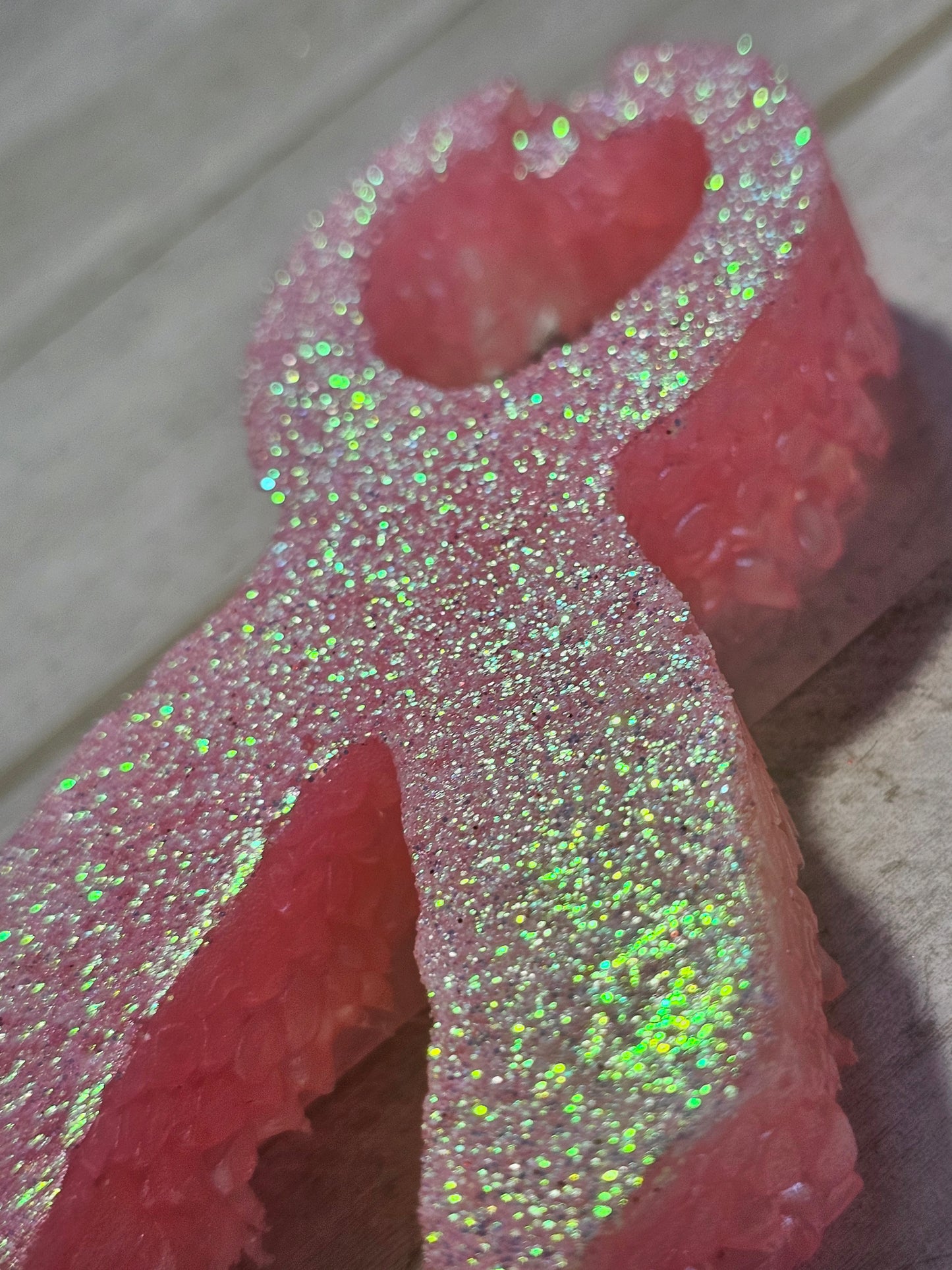 pink ribbon car freshie