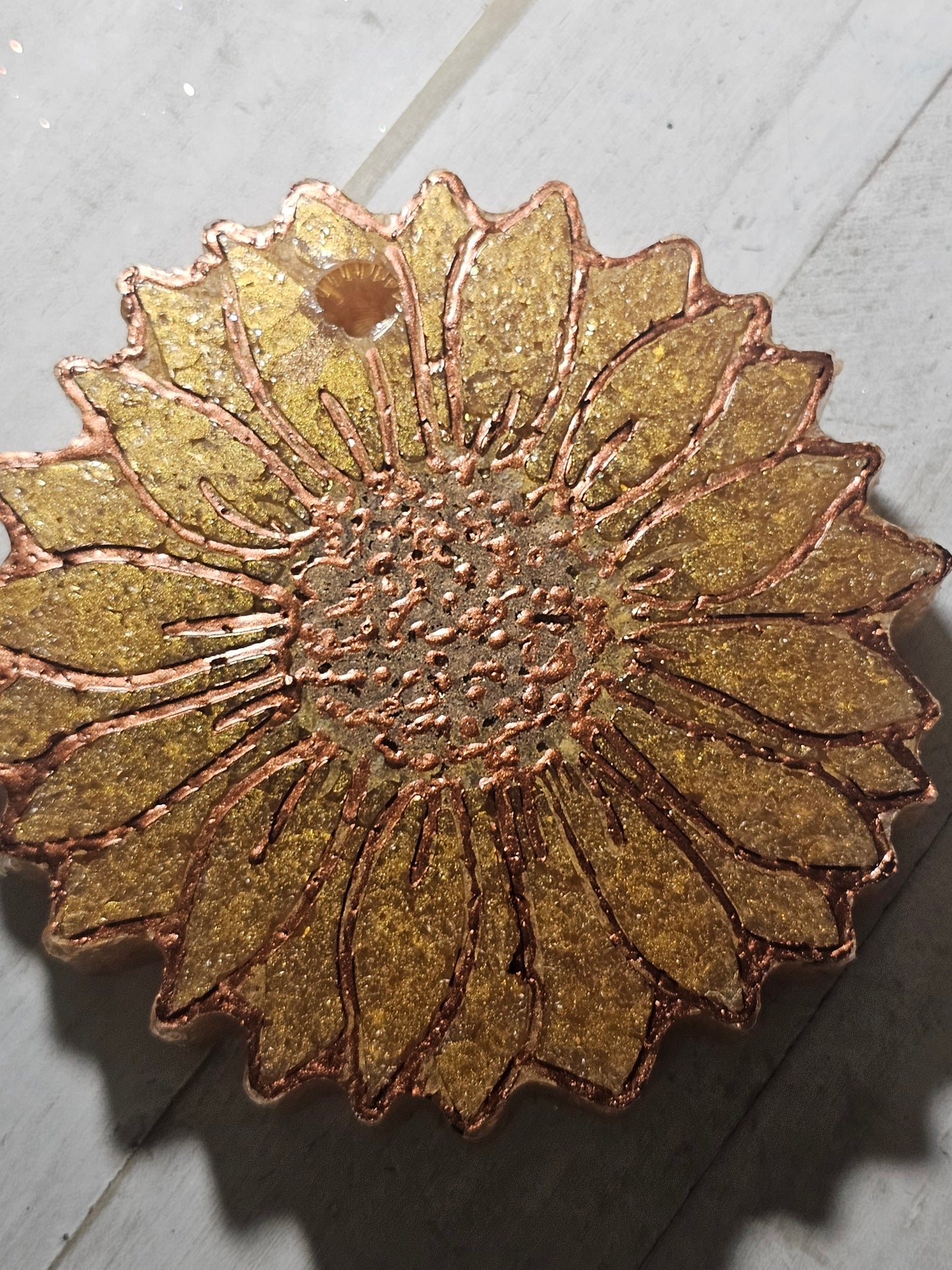 Sunflower car freshie