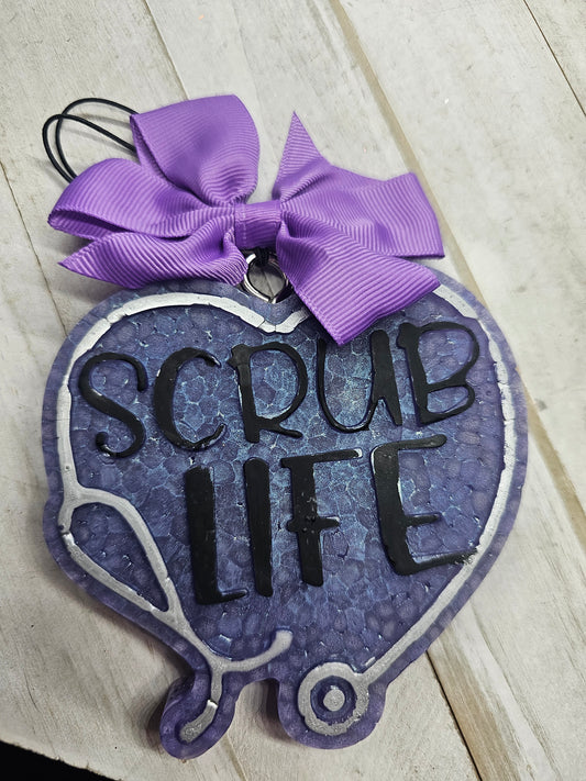Scrub life car freshie
