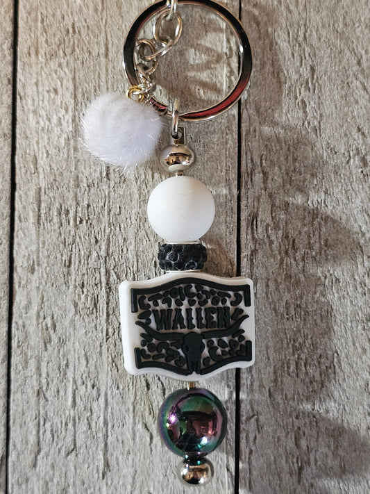 Wallen beaded keychain