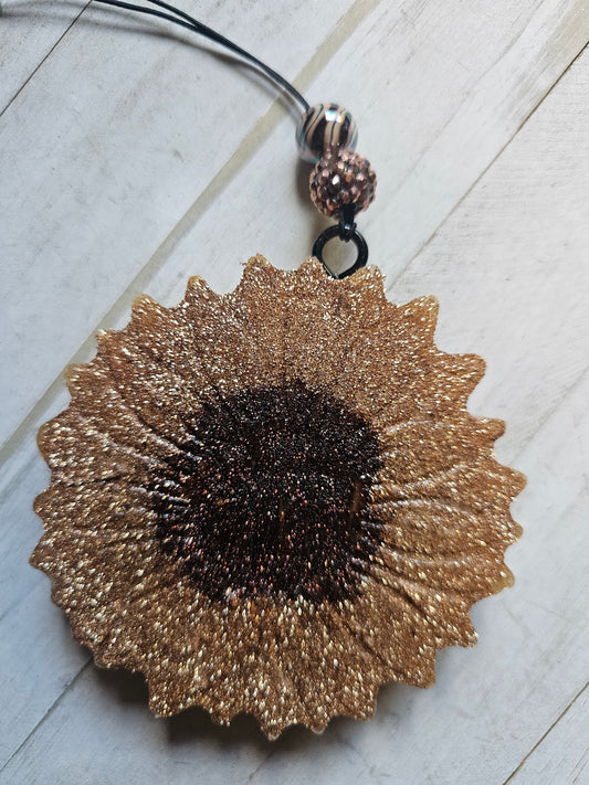 Sunflower car freshie