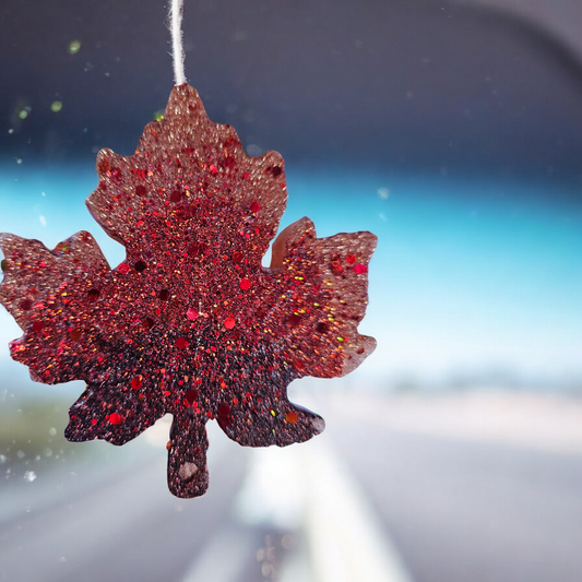 Maple leaf car freshie