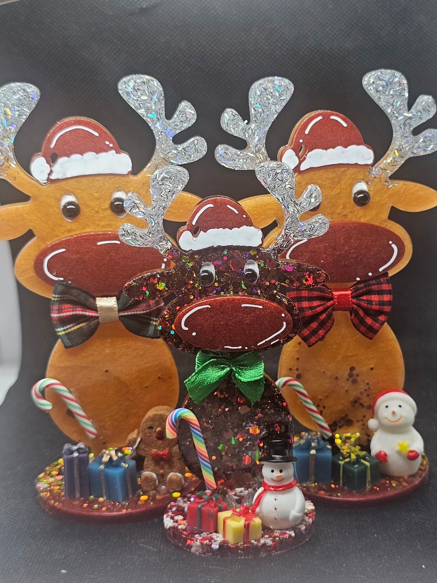 personalized reindeer figure
