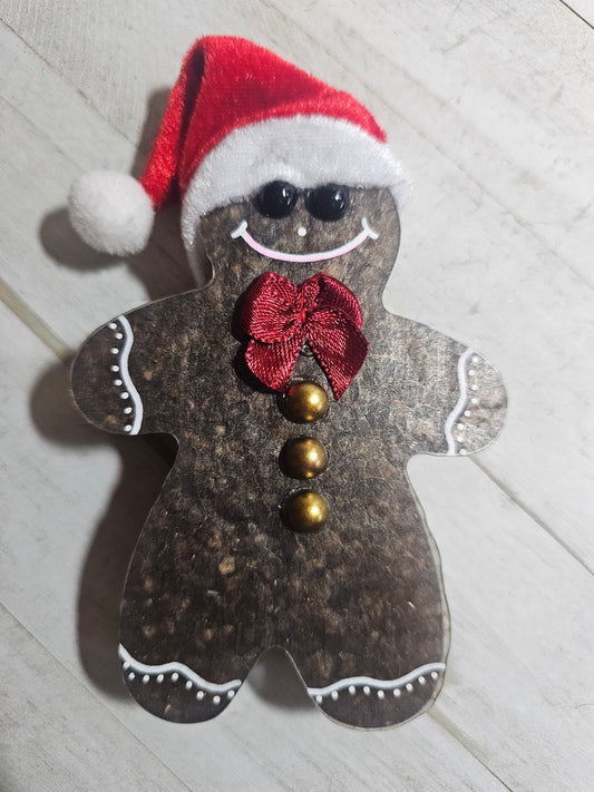 Gingerbread car freshie