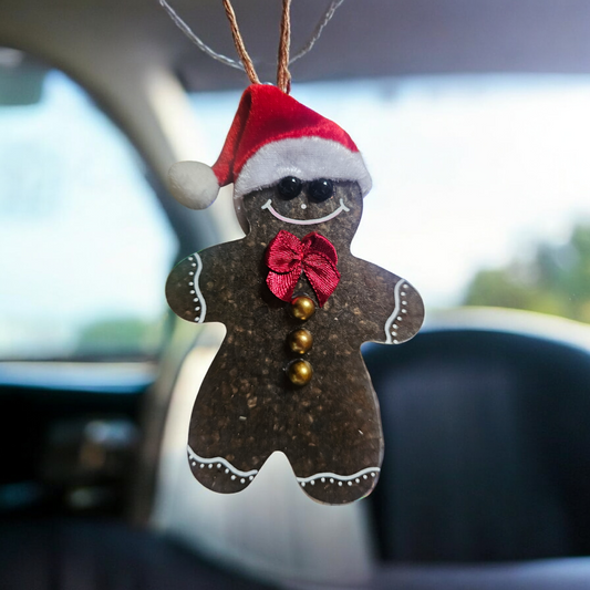 Gingerbread car freshie