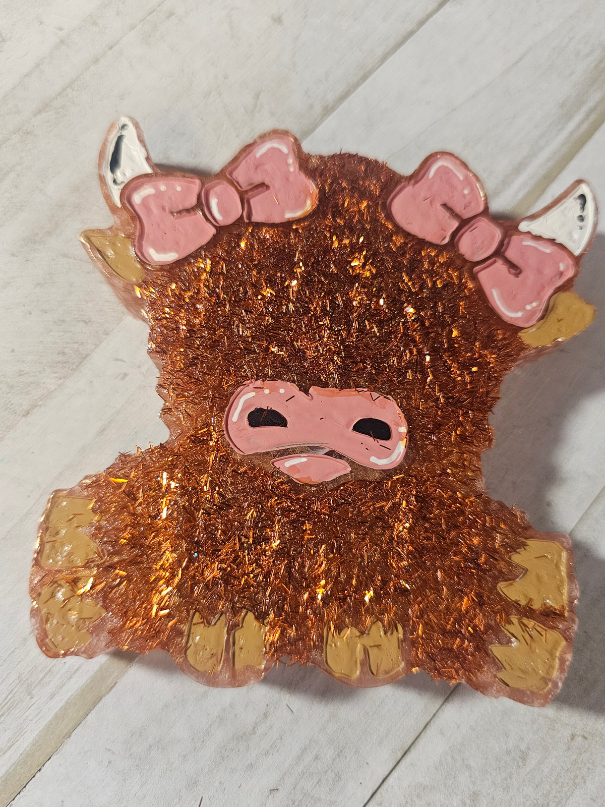 Highland cow car freshie