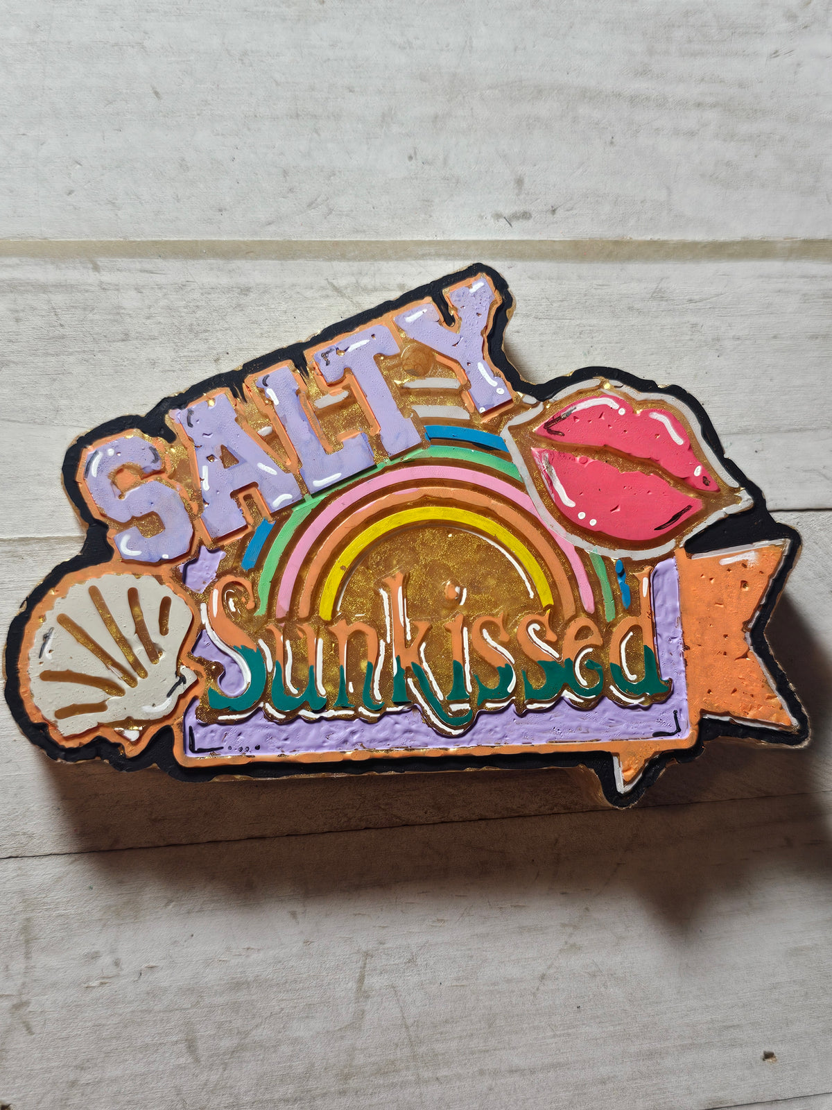 Salty and Sunkissed car freshie