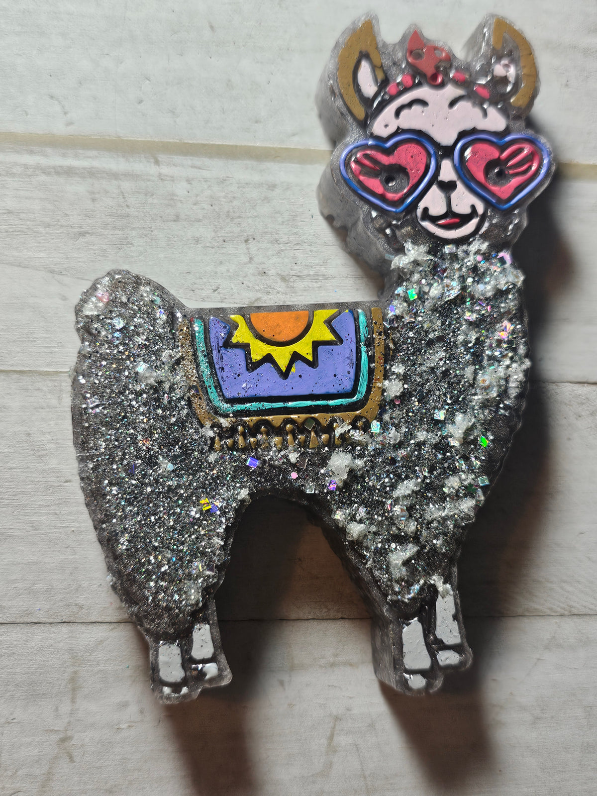 Llama car freshie
