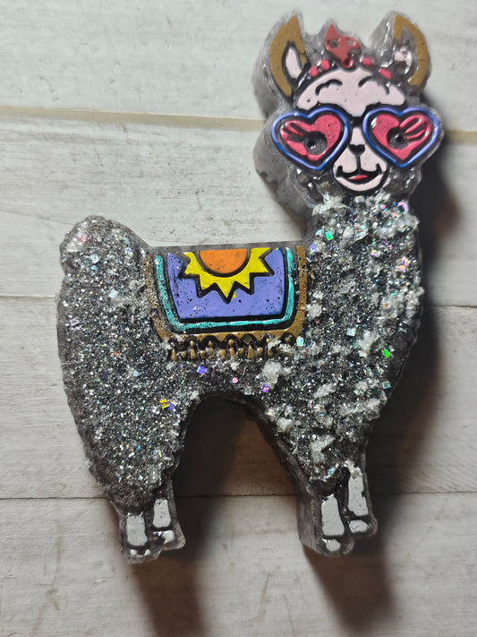 Llama car freshie