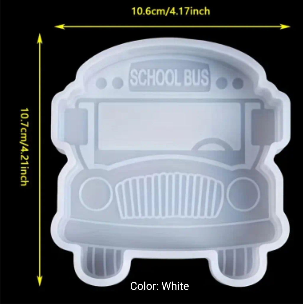 School bus car freshie