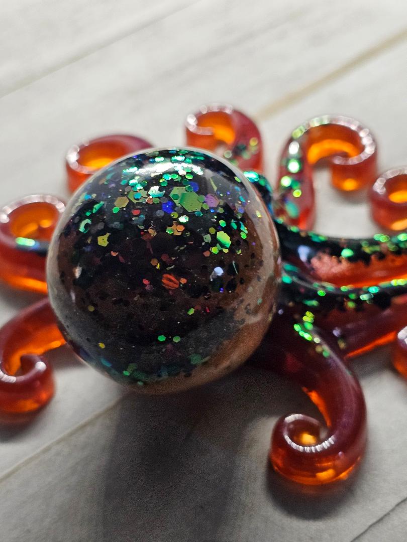 chameleon glitter octopus