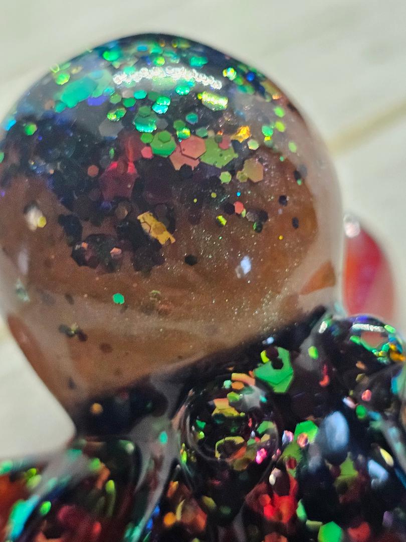 chameleon glitter octopus
