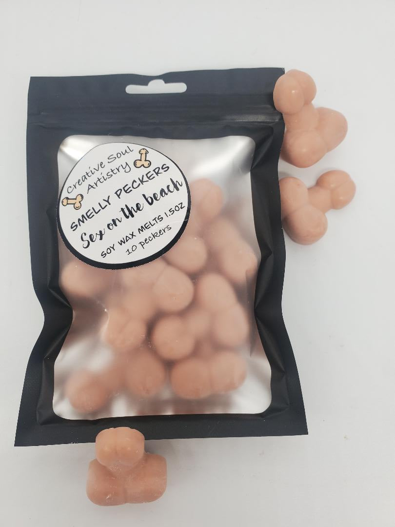 Smelly peckers wax melts