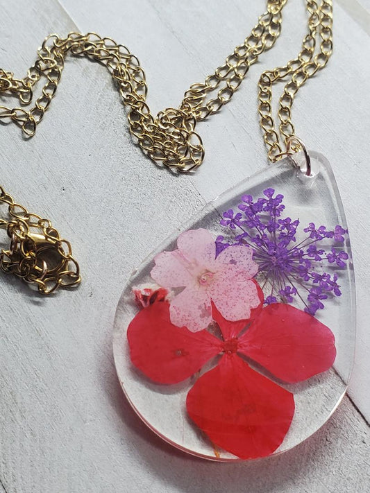 wildflower necklace