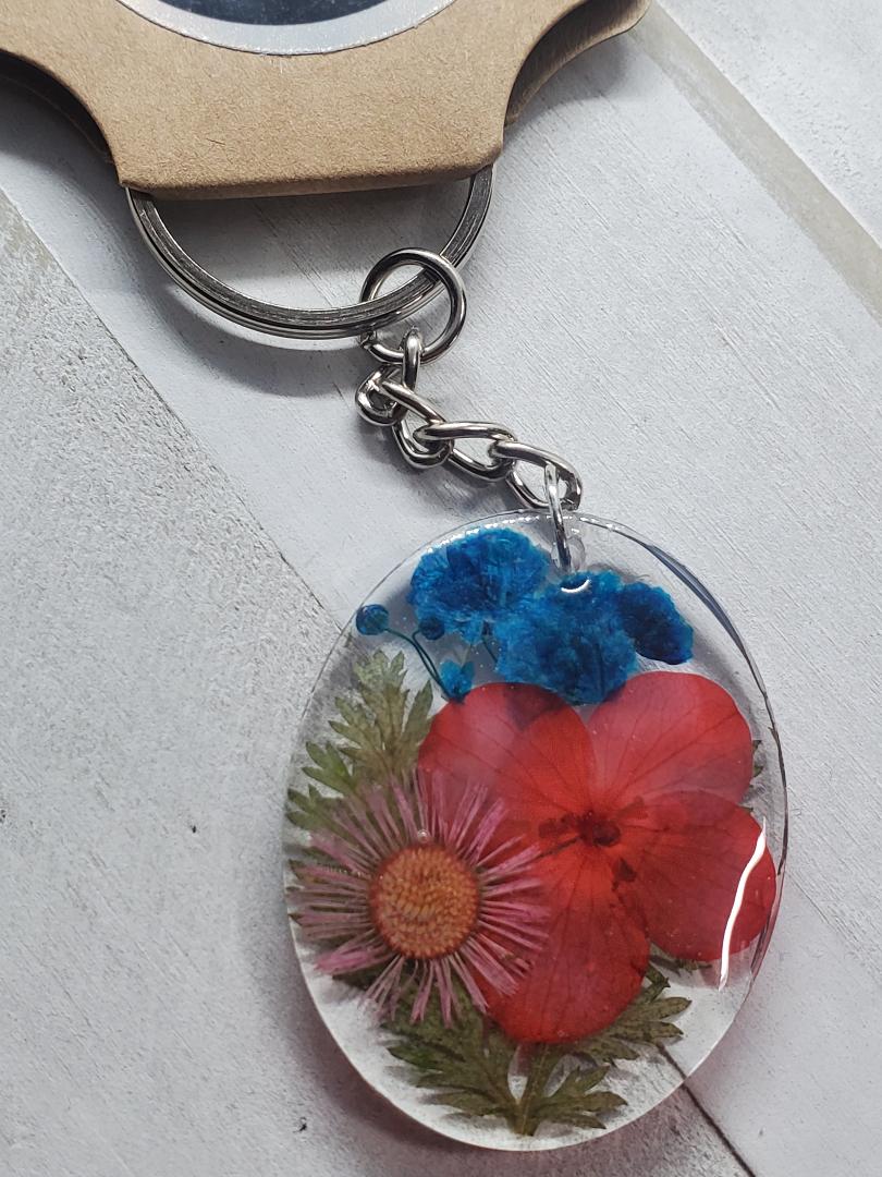 flower keychain