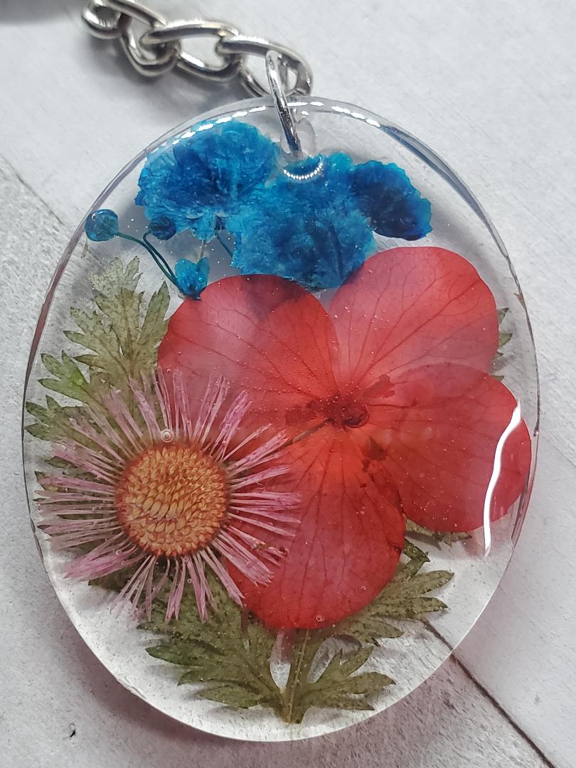 flower keychain