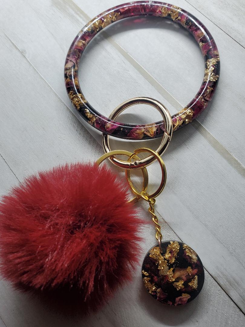 bangle wristlet keychain