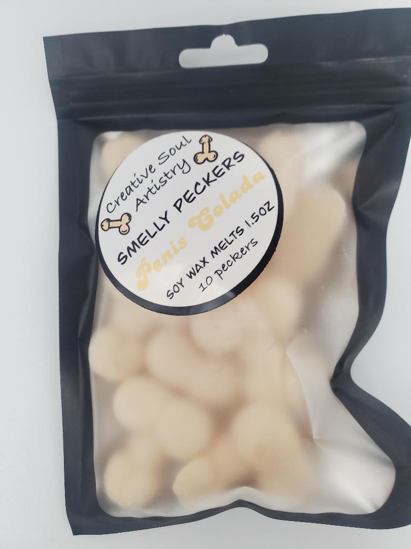 Smelly peckers wax melts