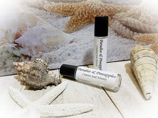 Paradise and Pineapples EO roller bottle