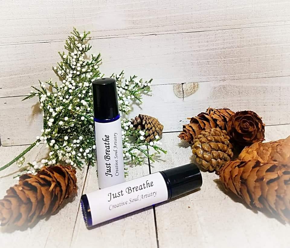 Just Breathe EO roller bottle