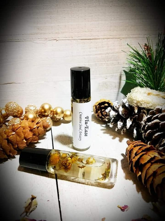 Flu-Ease EO roller bottle