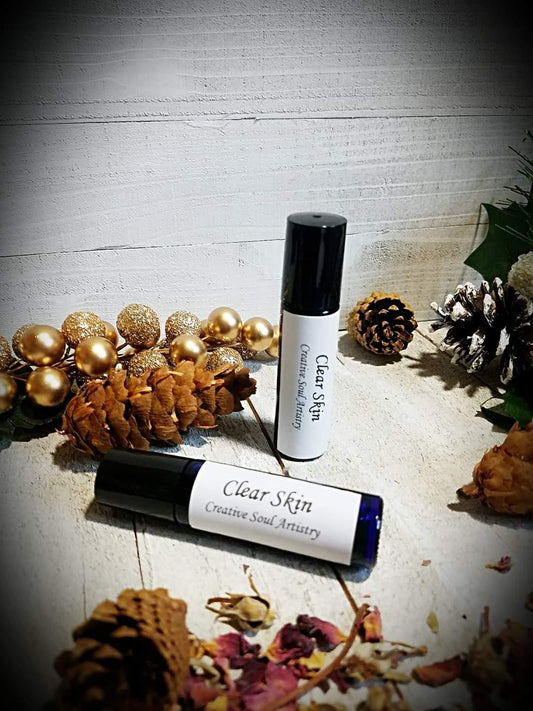 Clear Skin EO roller bottle